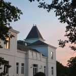 kasteel zonsondergang